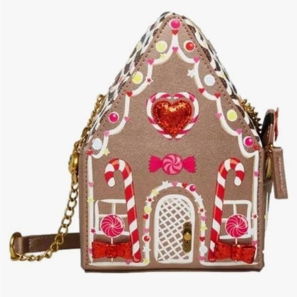 Betsey Johnson Gingerbread House Purse - Picture 1 of 4